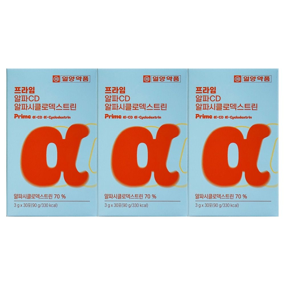 일양약품 프라임 알파CD 알파시클로 덱스트린 3g x 30포 3개 / 써클