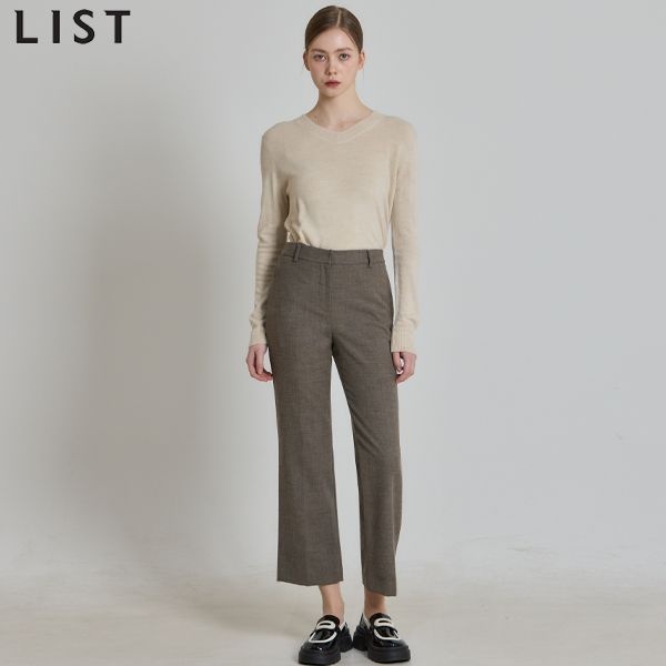 [리스트(LIST)] 클래식 스트레이트 팬츠 (택가격:168000원)