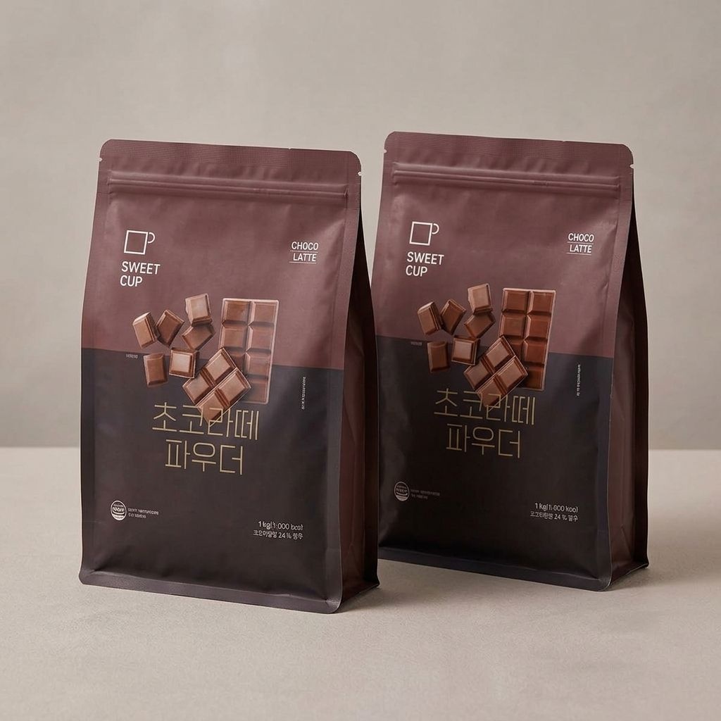 스위트컵 홈카페 초코라떼 커피믹스 2개세트 파우더 1kg