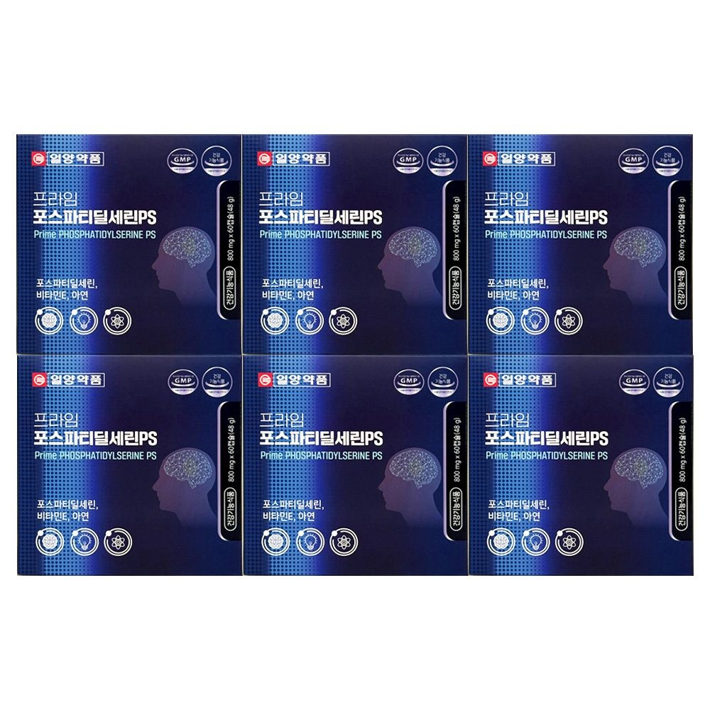 일양약품 프라임 포스파티딜세린PS 60캡슐 6개 / 써클