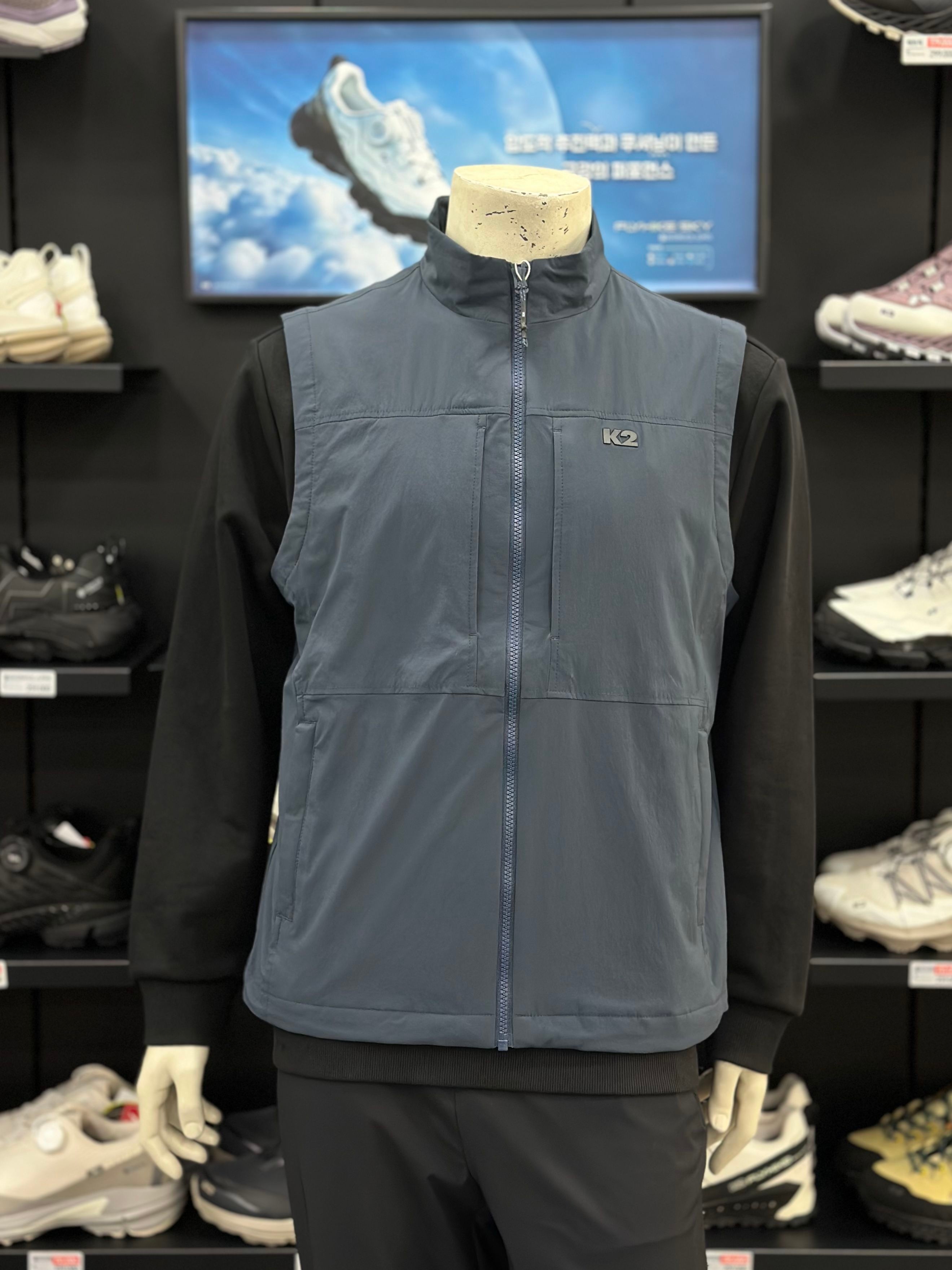 K2 조끼 남성 KMU25621 등산의류 아웃도어 FLYHIKE 멀티포켓 베스트 725383