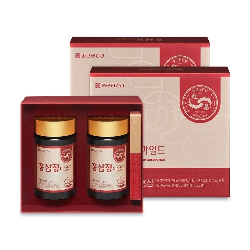 종근당건강 [종근당건강 본사] 국내산 6년근 홍삼정 마일드 2세트(4병)