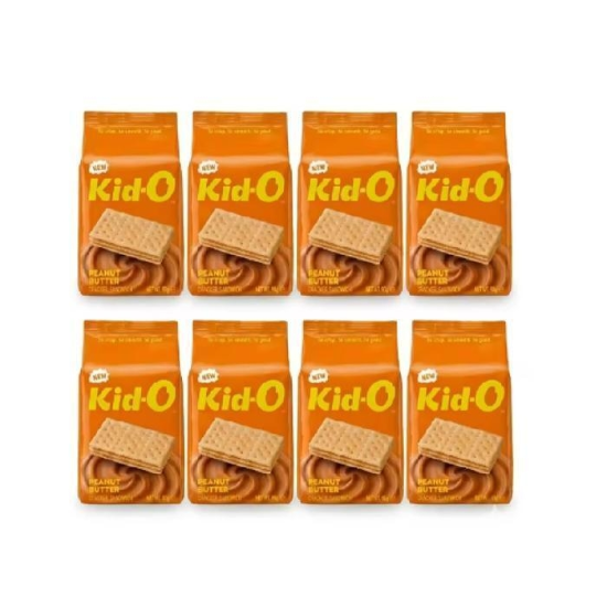 키도 피넛 버터 크래커 샌드위치 90g x 8개 사무실간식 (51801777) (단일색상 999)