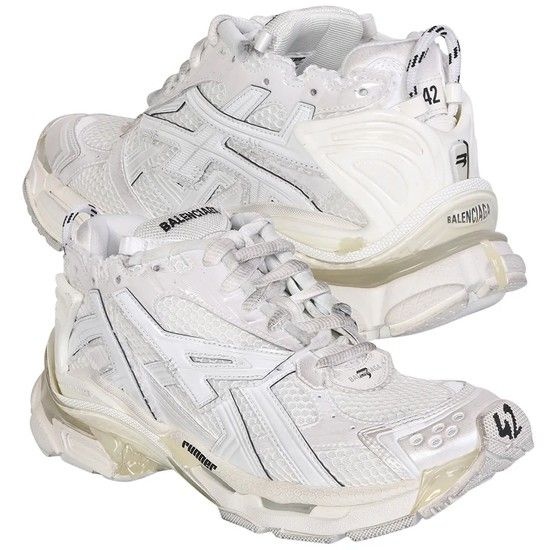 발렌시아가 24SS 러너 로우탑 스니커즈 화이트 677403 W3RB1 9000