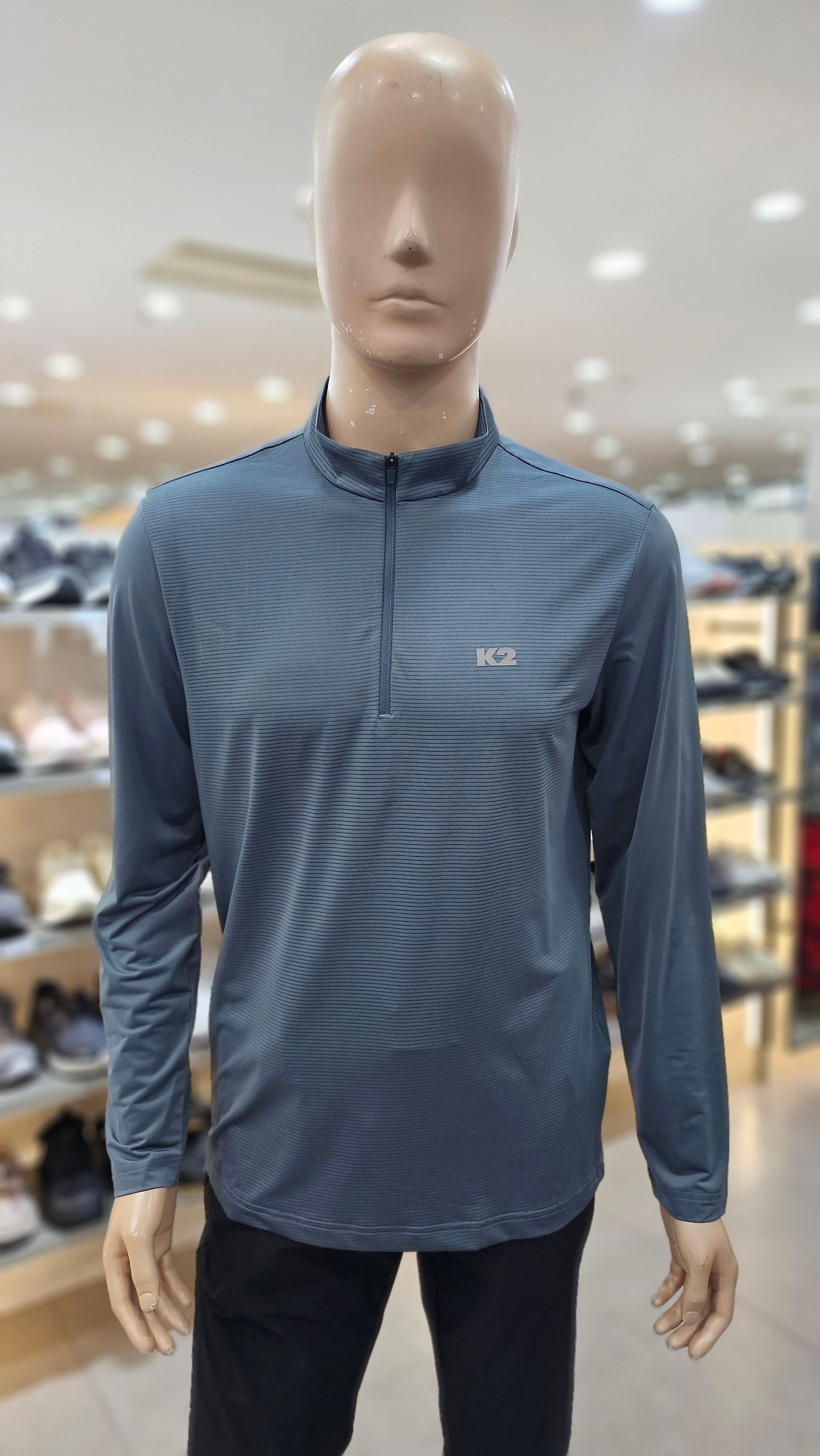 K2 남자 여름 티셔츠 하이브리드 긴팔 짚업 KMM26291 HFKVN9 기능성 등산의류 585704