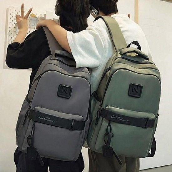 책가방 남자 여자 가방 인기 캐주얼 패션 백팩 노트북 남자 여자 데일리백 백팩 학생백팩