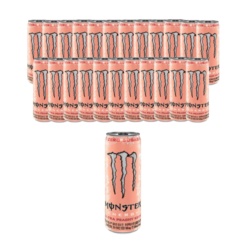 코카콜라음료 몬스터 에너지 피치 킨 355ml x 24입