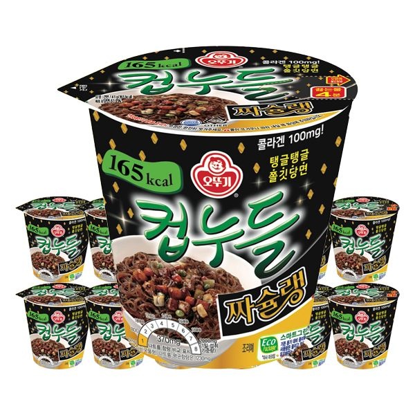 오뚜기 컵누들 짜슐랭 컵 41g 12개