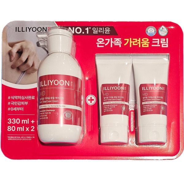 일리윤 가려움 토탈케어 크림 330ml+80mlX2