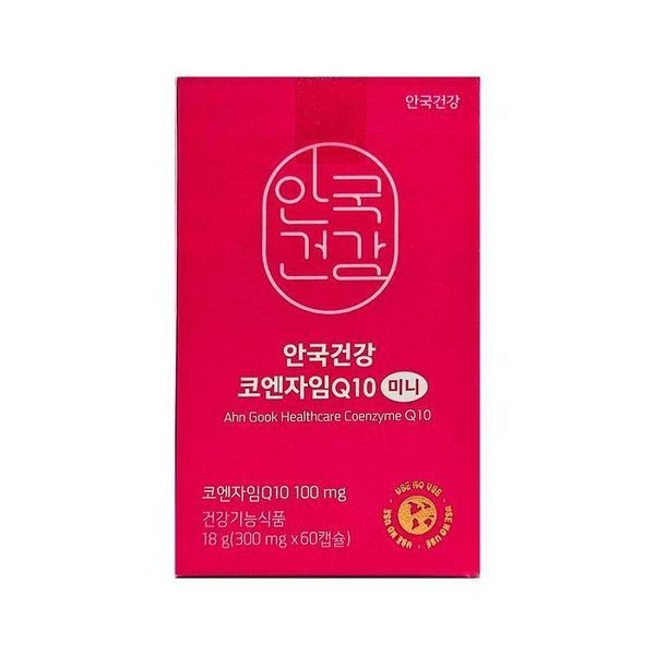 [하프클럽]안국건강 코엔자임Q10 미니 300mg x 60캡슐 1개 HIS