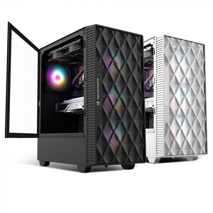 마이크로닉스 Master M60 메쉬 미들타워 6팬 케이스