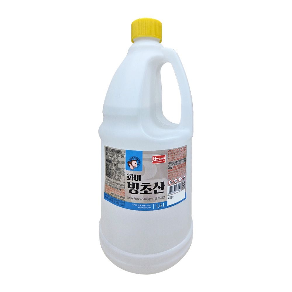 화미 화미 업소용 벌크 대용량 식자재 화미 빙초산(PET) 1.5L