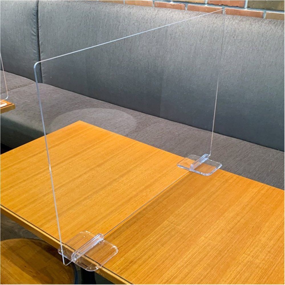 책상 아크릴 칸막이 650X500MM 사무용가림막 식당칸막이