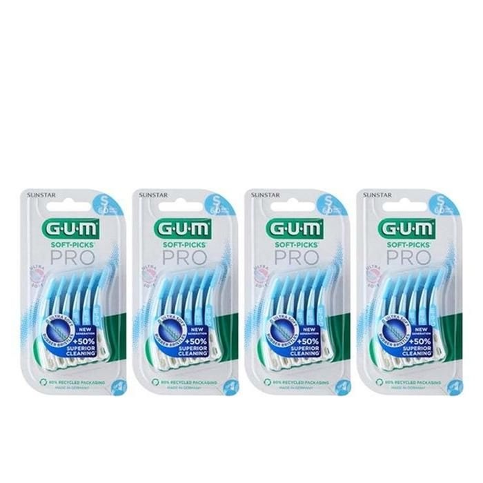 G.U.M 일회용 치간칫솔 소프트픽 프로 60개 x 4팩