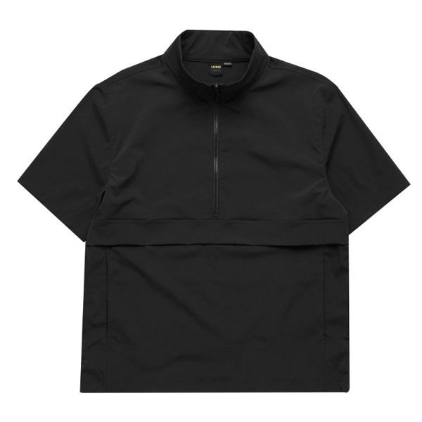 랜더스 [하프클럽]랜더스 숏 아노락 반팔 바람막이 자켓 집업 윈드브레이커 AN130 검정