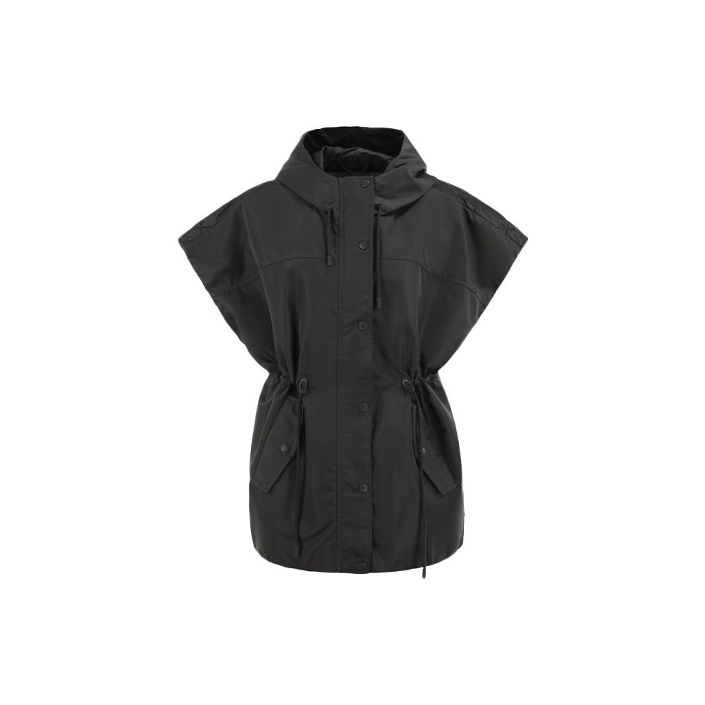 막스마라 26FW 오리가노 ORIGANO 오버사이즈 경량 패딩 베스트 블랙 2625296021 001
