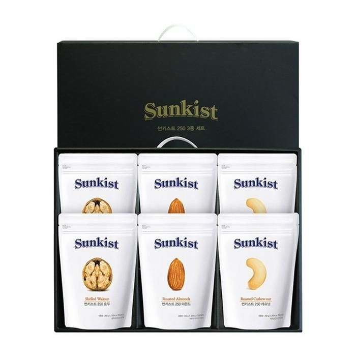 썬키스트 견과 3종 선물세트 250g 6개 x 12세트