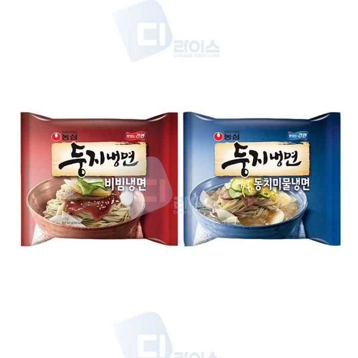 [룽스_6820]간편조리 농심 둥지냉면 2종세트 32봉