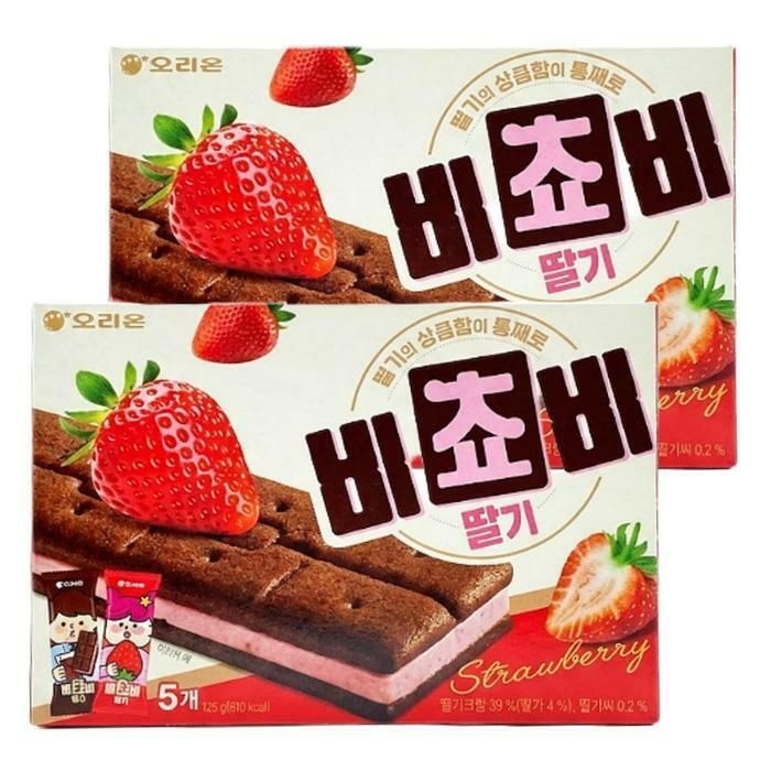 (현대Hmall) 오리온 비쵸비 딸기 125g x 2개