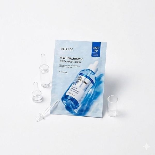 웰라쥬 리얼 히알루로닉 블루 앰플 마스크 (27ml x 5매) x 4...