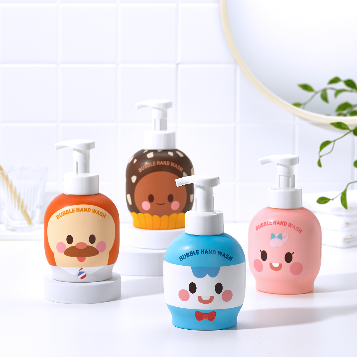 [뷰세라][진짜 빵냄새][SNS대란] 샤워메이트 브레드이발소 버블 핸드워시 500ml*2개 (부드러운 우유향(윌크))