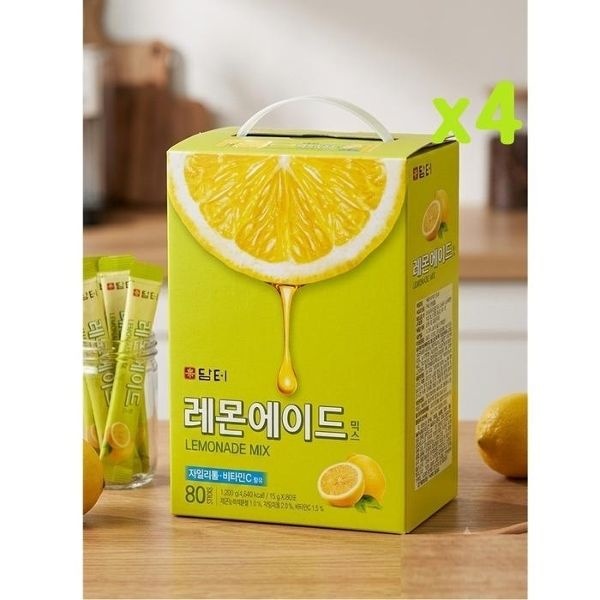 담터 레몬에이드 80입 3+1 총4개 자일리톨 비타민C함유 한국 아이...