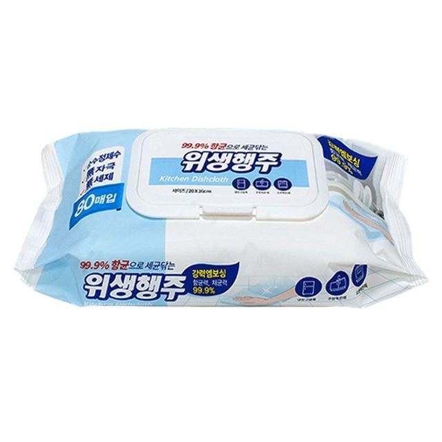 클린업 청소 위생행주 80매