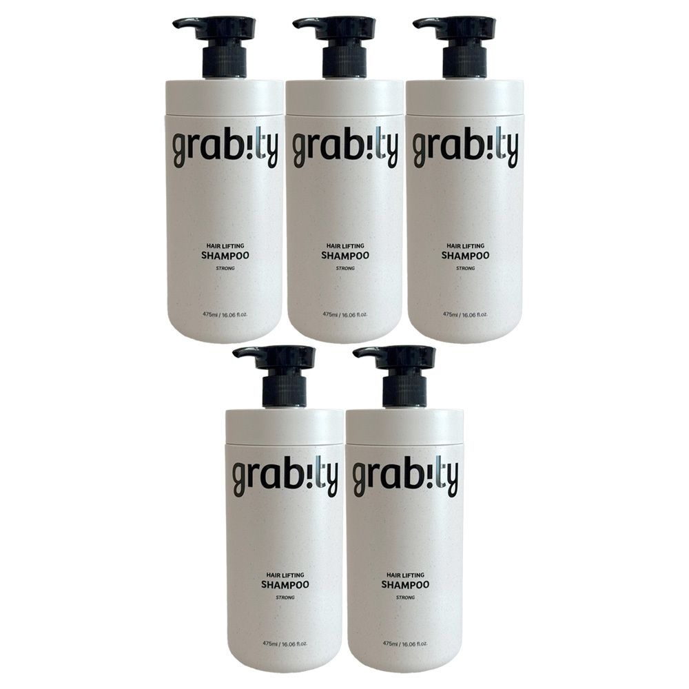 GRABITY 헤어 리프팅 샴푸 스트롱 알러젠향 475ml 5개 / 써클