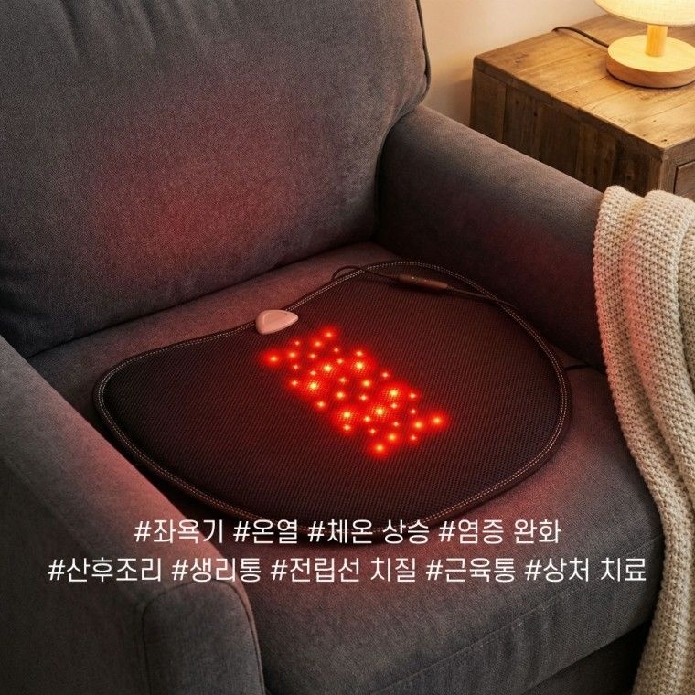 치질 국산 치핵 좌욕기 치루 전립선 좌욕방석 여성질환 관리 근적외선 항문 방석