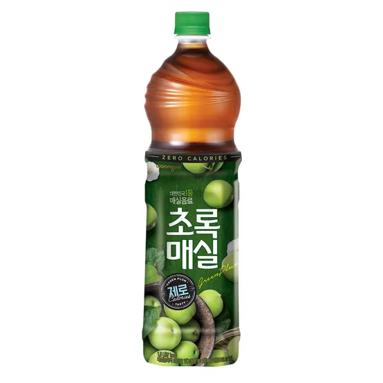 [웅진식품] 초록매실 제로 1.5리터 x 12페트