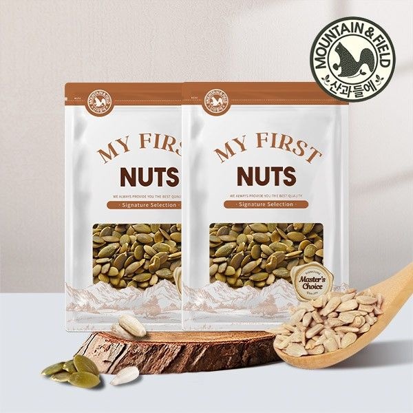 산과들에 해바라기씨 800g / 호박씨 500g 골라담기