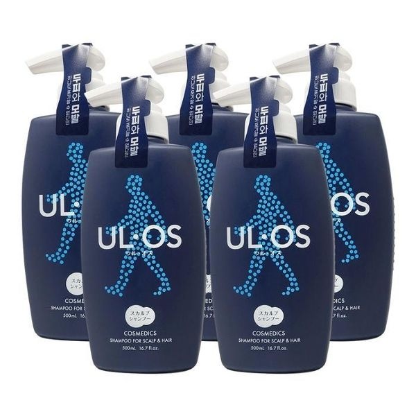 우르오스 스칼프 샴푸 500ml 두피트러블 비듬 케어 5개 Ss