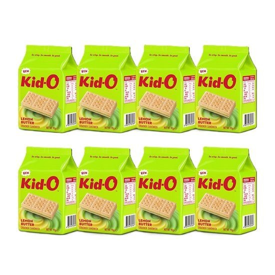 키도(Kid-O) 레몬 버터 크래커 샌드위치 90g x 8개 (묶음구성) 310737