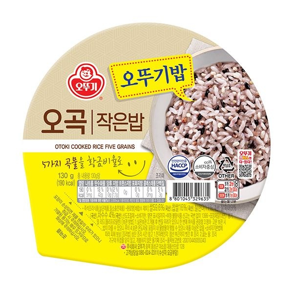 오뚜기 (현대Hmall) 오뚜기밥 오곡 작은밥 130g 18개입
