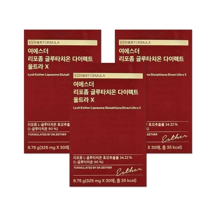 여에스더 리포좀 글루타치온 다이렉트 울트라X 325mg 30매 3개/mjc