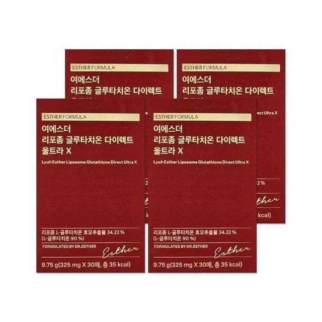 여에스더 리포좀 글루타치온 다이렉트 울트라X 325mg 30매 4개/mjc