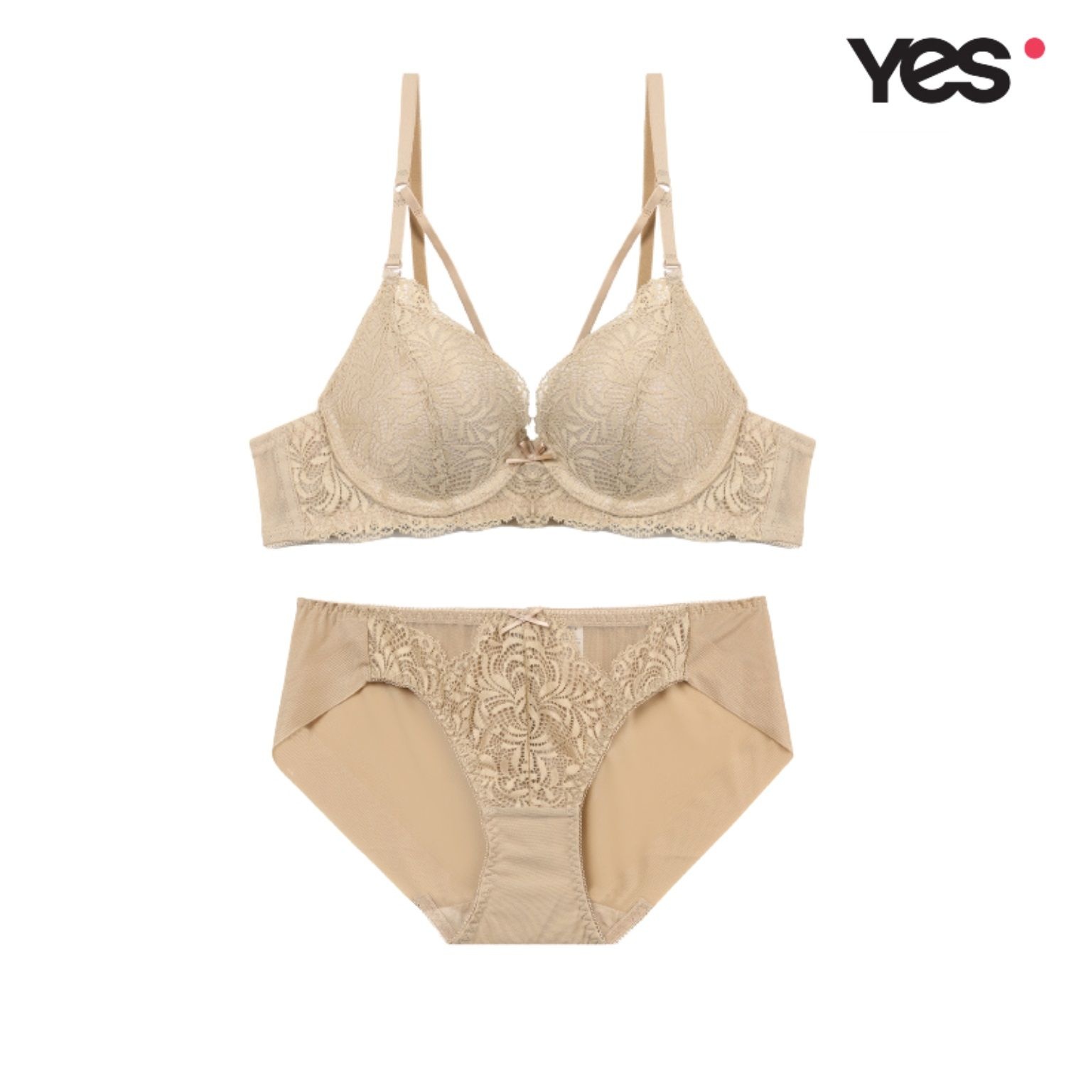 [롯데백화점] 예스 올리브 베이지 헴팬티 세트 YSWBZ613YSWPZ614