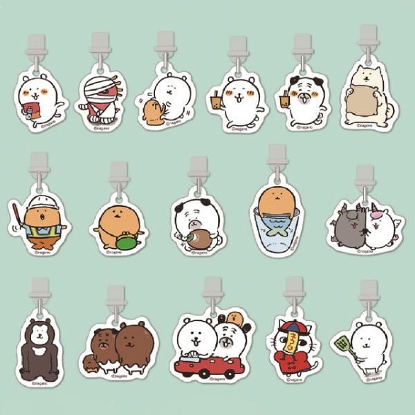담곰이 C단자 커버참 랜덤박스 / 충전 포트 보호 먼지 캡 키링 가챠 소품
