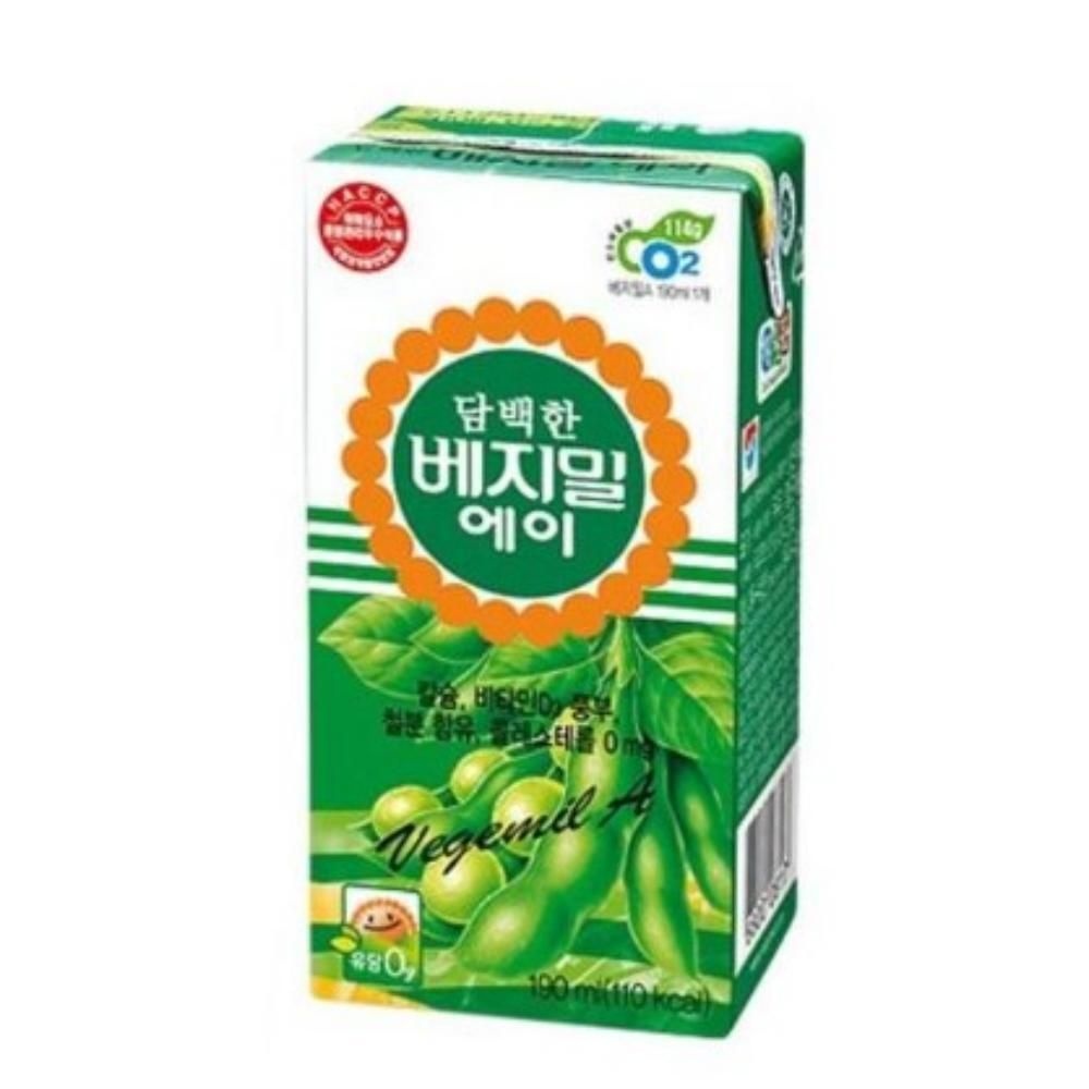 웰픽스 정식품 담백한 베지밀A 190ML 16팩 두유190ML 팩두유 190ML두유