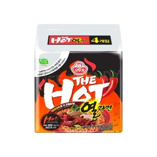 오뚜기 신상라면 더핫 열라면 480g (120gx4개입)
