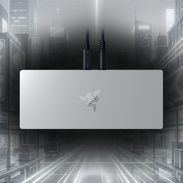 레이저코리아 썬더볼트 5 독 머큐리  Thunderbolt5 Dock Mercury 화이트 멀티허브 도킹 스테이션