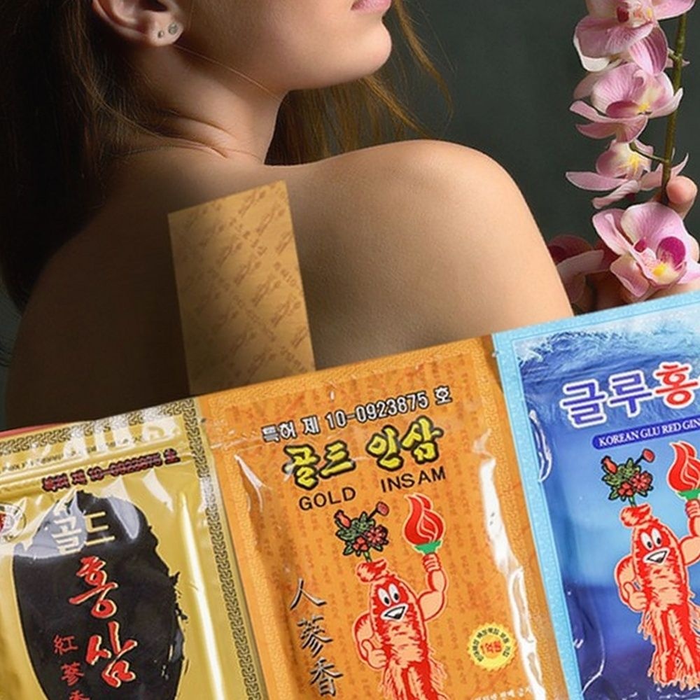 홍삼쿨패드 찜질패드 인삼 산삼 건강패드 어깨 목 온열