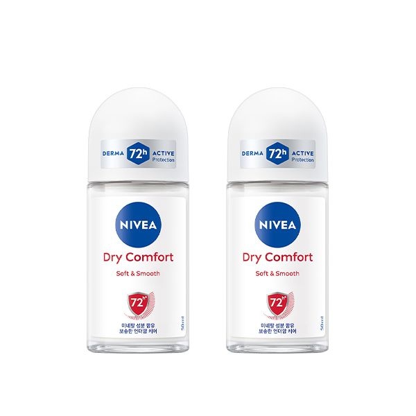 니베아 맨 니베아 데오드란트 롤온 드라이 콤포트 50ml X 2개