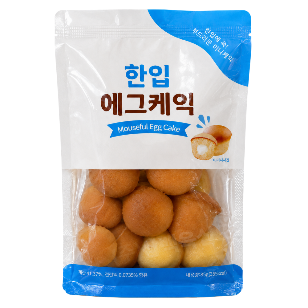 천원빵 한입에그케익 85g ×48개