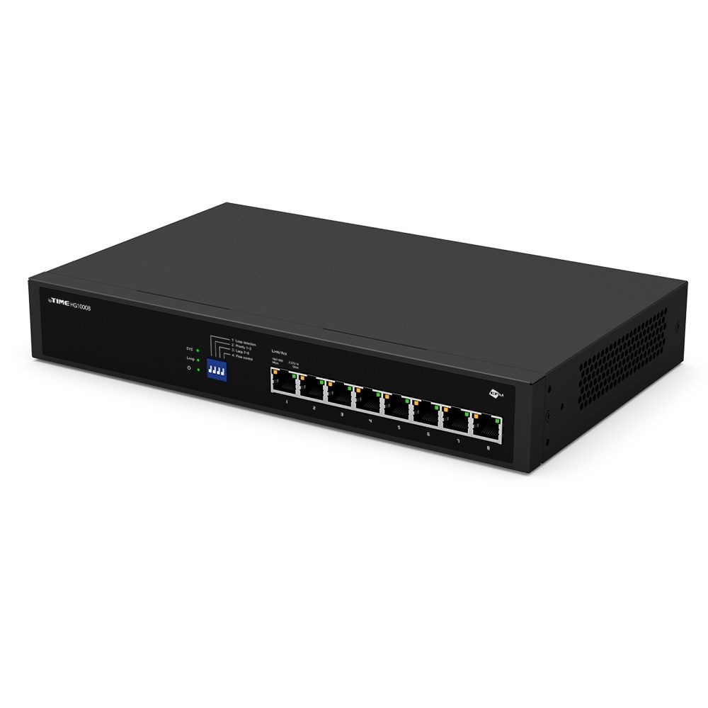 IPTIME HG10008 기가비트 인터넷 IGMP 8포트 스위치 스위칭 허브