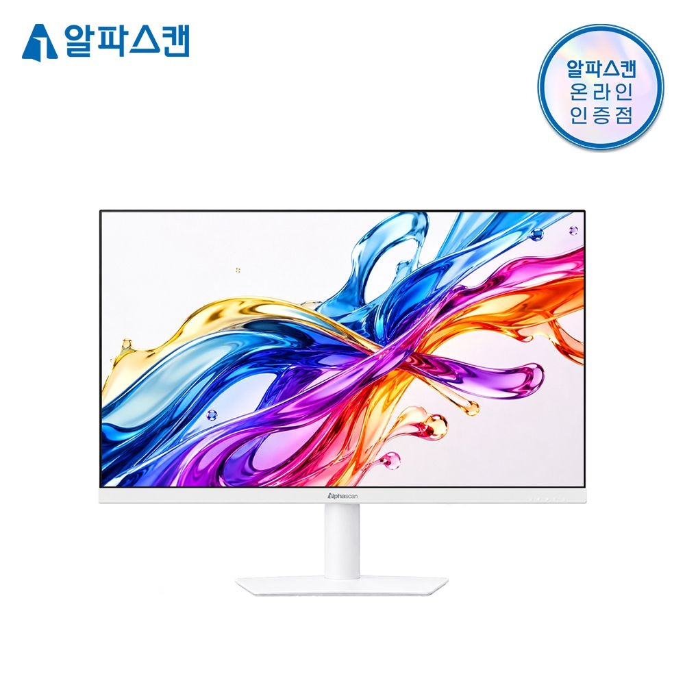 알파스캔 3226UCHW 4K UHD 화이트 IPS C타입 PD65 멀티스탠드 HDR 모니터
