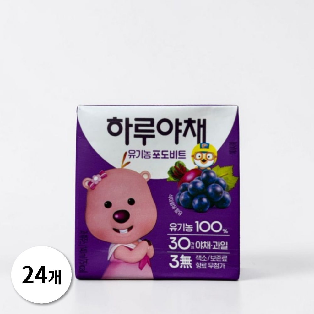 한국야쿠르트 하루야채 포도비트 24개입 1박스