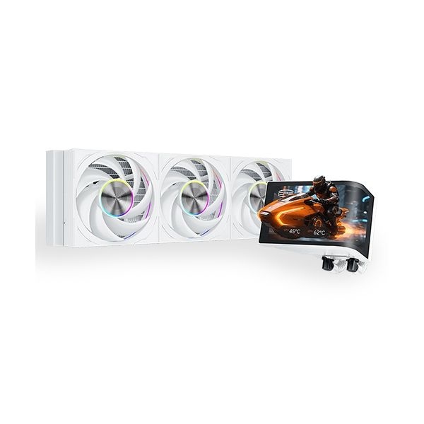 PCCOOLER CPS DV360 ARGB DISPLAY (화이트)