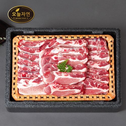 [롯데백화점] 인정식탁 오늘자연 한돈 명품 LA 갈비 세트 3kg