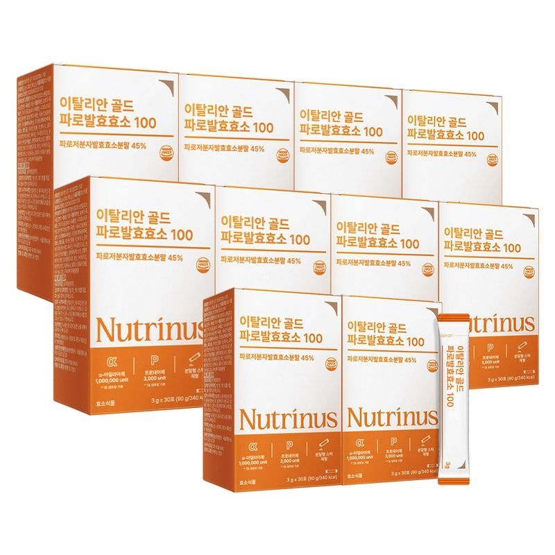 뉴트리너스 이탈리안 골드 파로 발효 효소 100 (3g x 30포) 10박스
